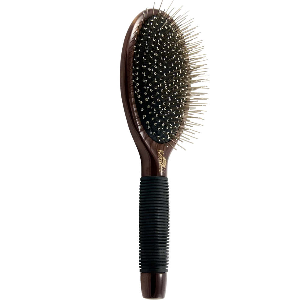 Large Metal Pin Oval Brush by Kenchii