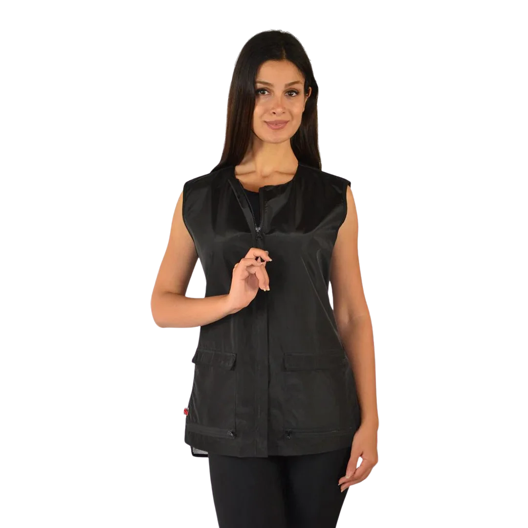 Ladies Waterproof Black Vest by Ladybird Line
