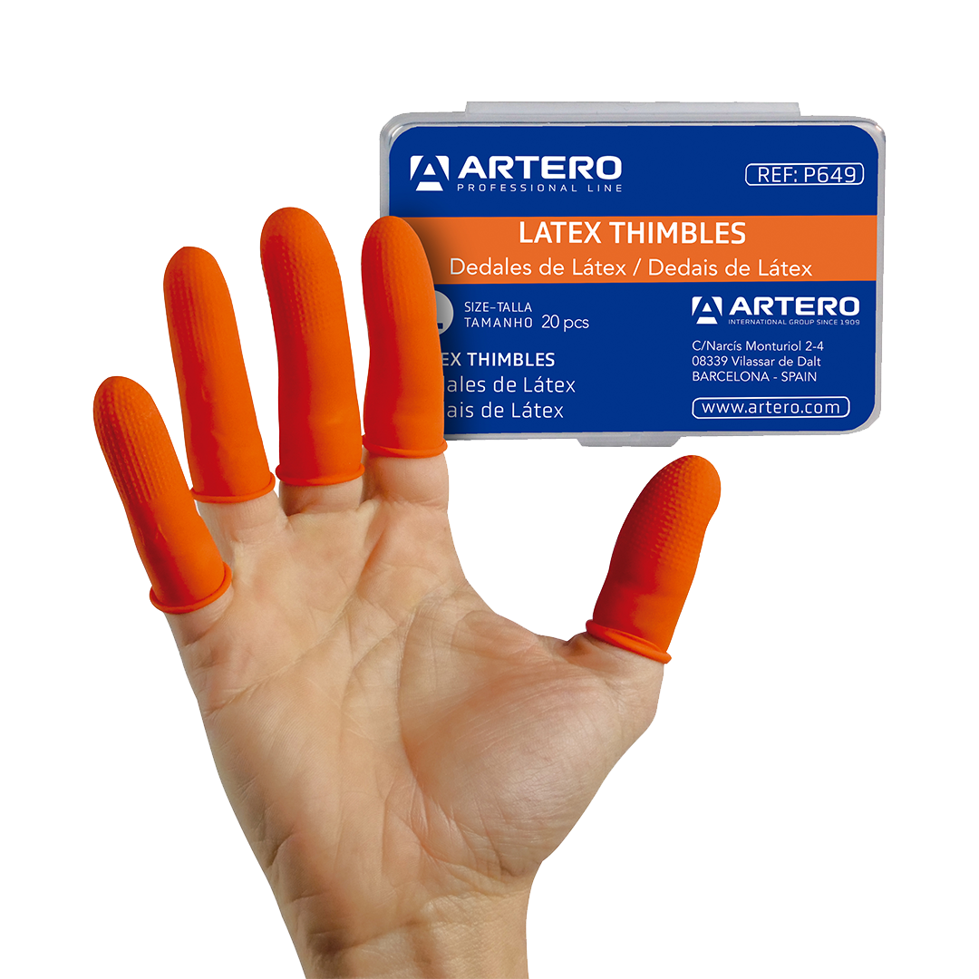 Latex Stripping Thimbles Medium by Artero