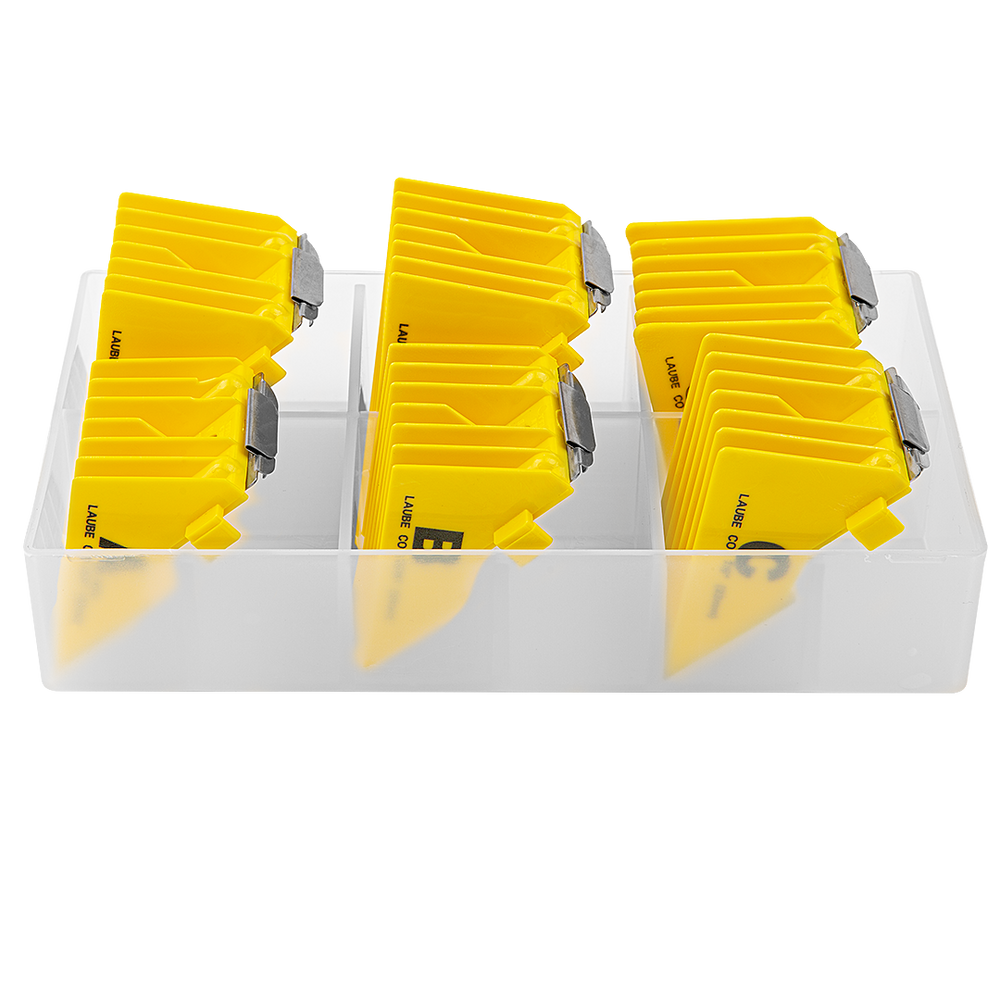 Big K Comb set of 6 Yellow by Laube