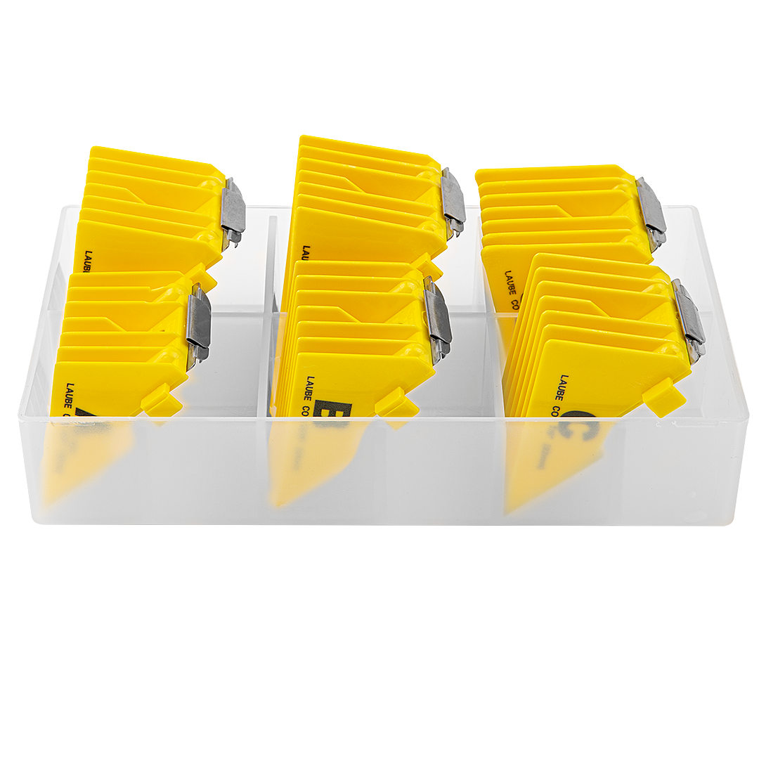 Big K Comb set of 6 Yellow by Laube