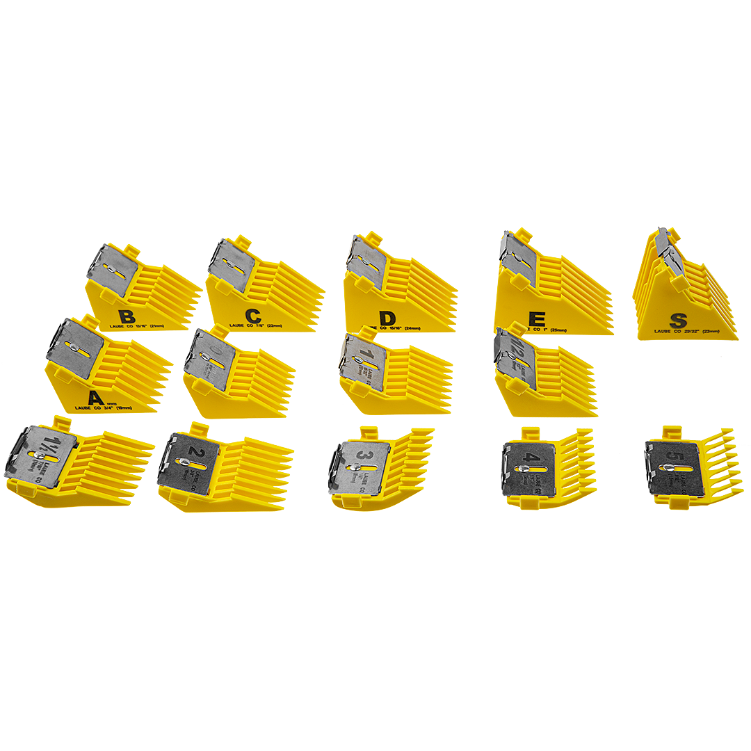 Big K Comb set of 14 Yellow by Laube