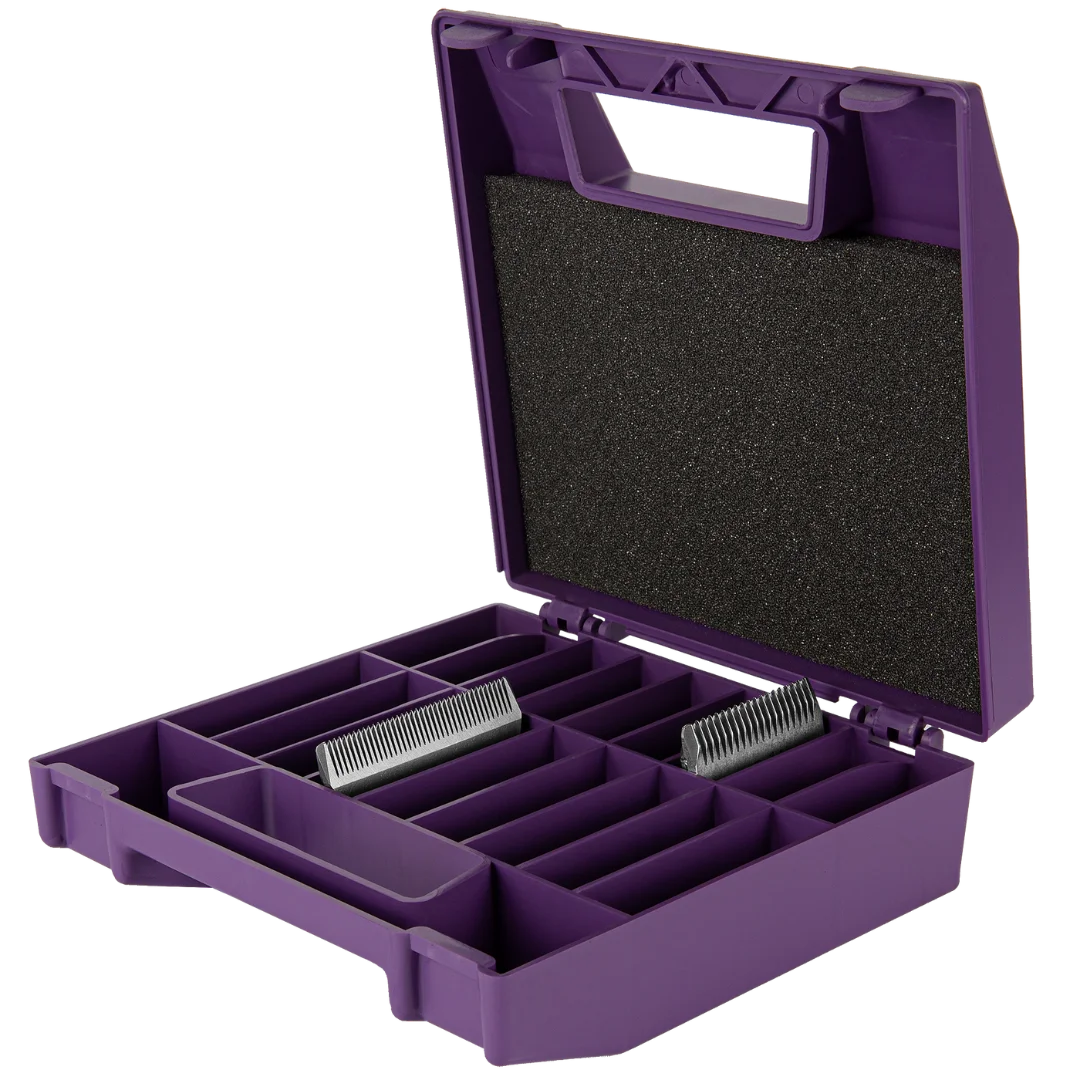 Blade Case Holds 18 Blades Purple by Laube