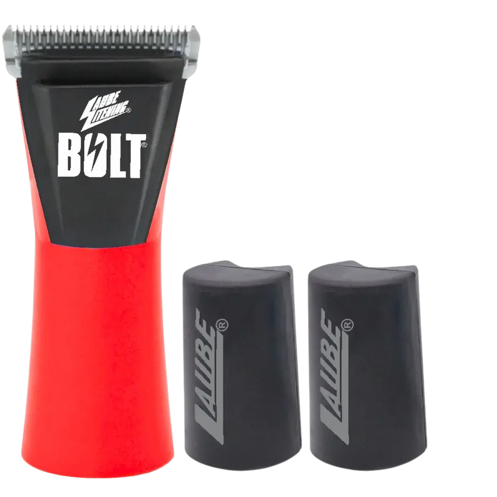 BOLT Cordless 2 Speed Clipper Red with Two Batteries by Laube