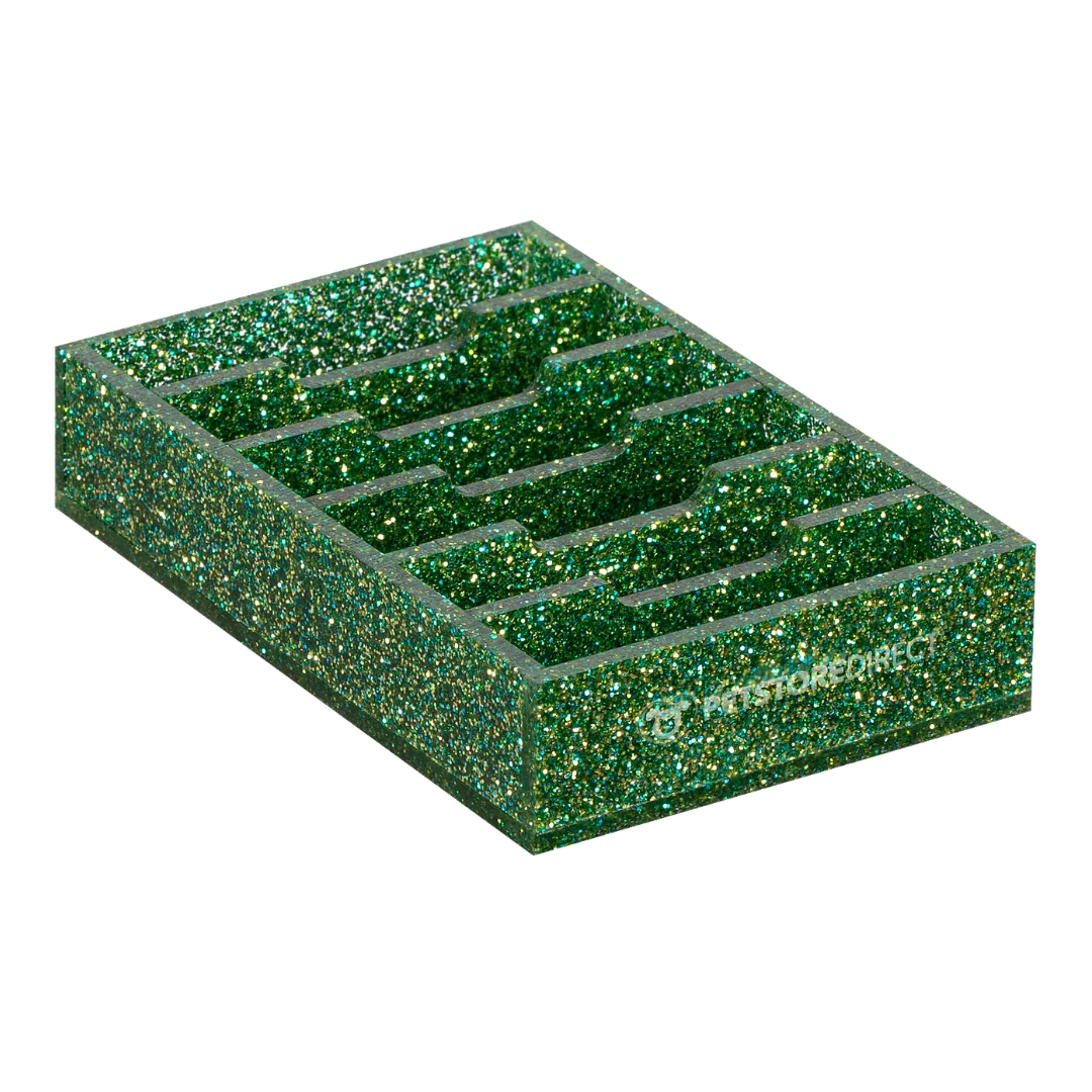 mini-wide-6-blade-holder-sparkle-green-by-petstore-direct