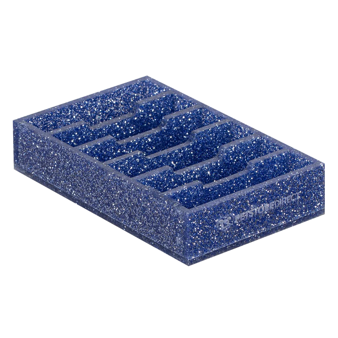 mini-wide-6-blade-holder-sparkle-indigo-by-petstore-direct