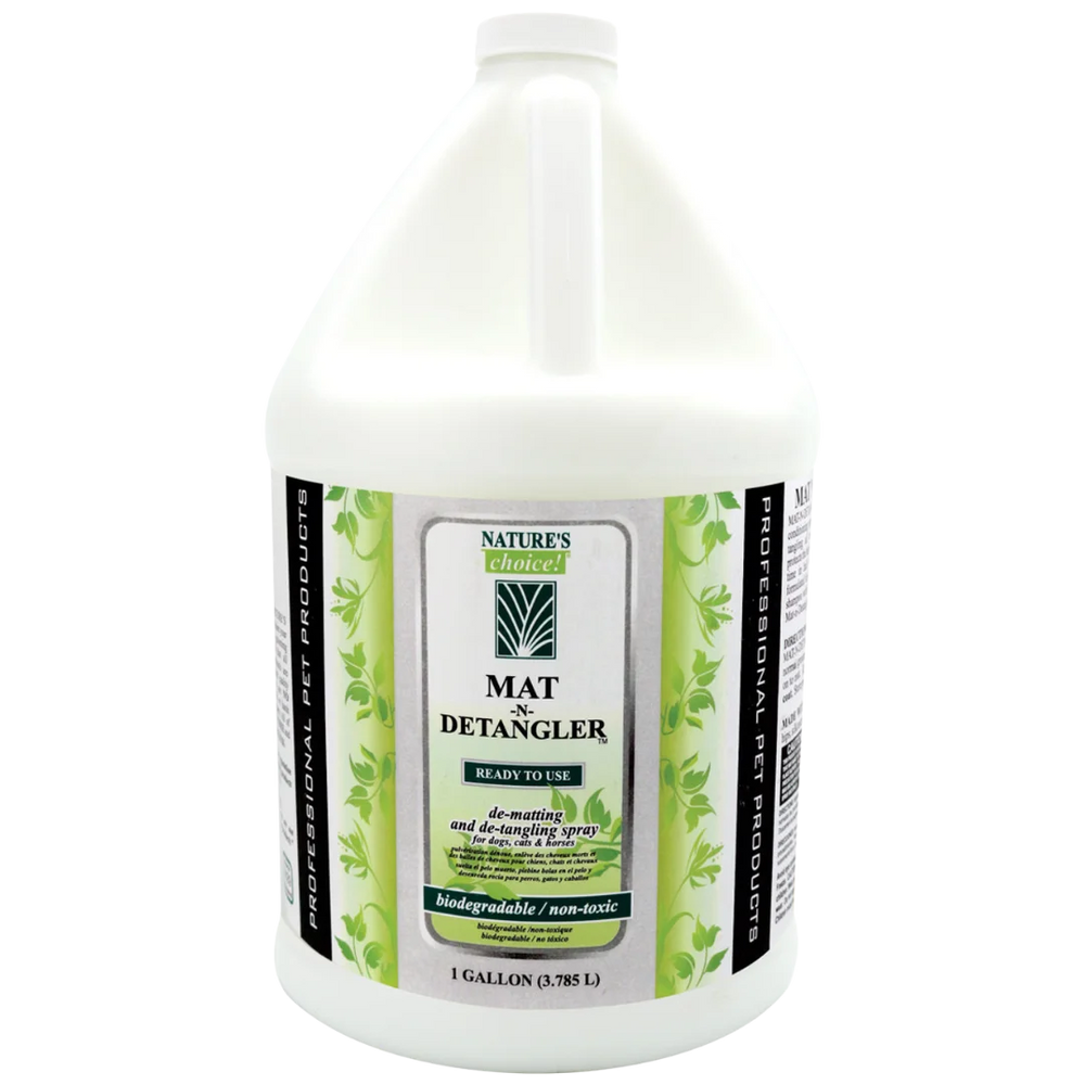 Mat N Detangler Spray Ready to Use Gallon by Nature's Choice