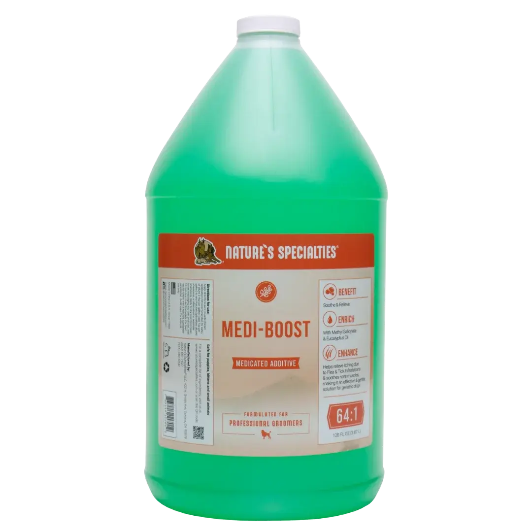 Medi-Boost Medicated Additive Shampoo Booster Gallon by Nature's Specialties