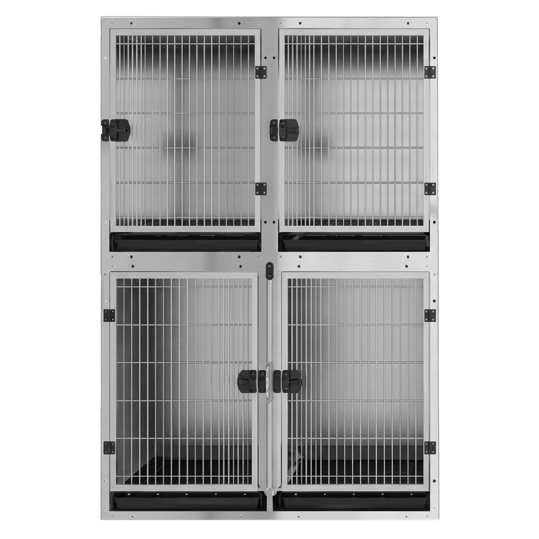 petstore-direct-stainless-steel-cage-banks-for-dog-grooming