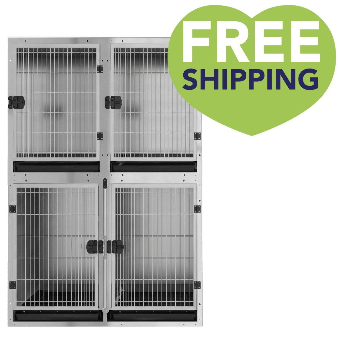 petstore-direct-stainless-steel-cage-banks-for-dog-grooming
