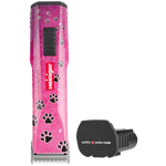 Pink Paws Saphir Cordless Clipper with One Battery by Heiniger