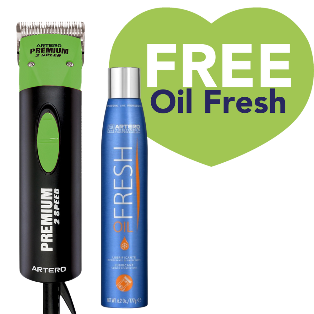 Premium Green Professional Grooming Two Speed Clipper by Artero