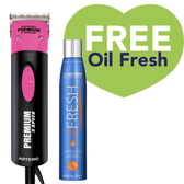Premium Pink Professional Grooming Two Speed Clipper by Artero