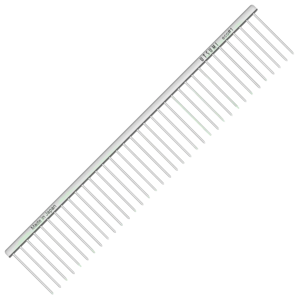 9.6" ECO #1 Comb Silver by Utsumi