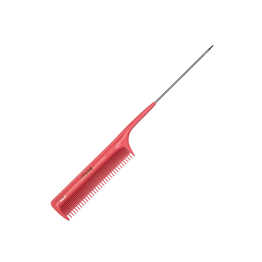 9" Rat Tail Detangling Comb #140 Pink by Utsumi