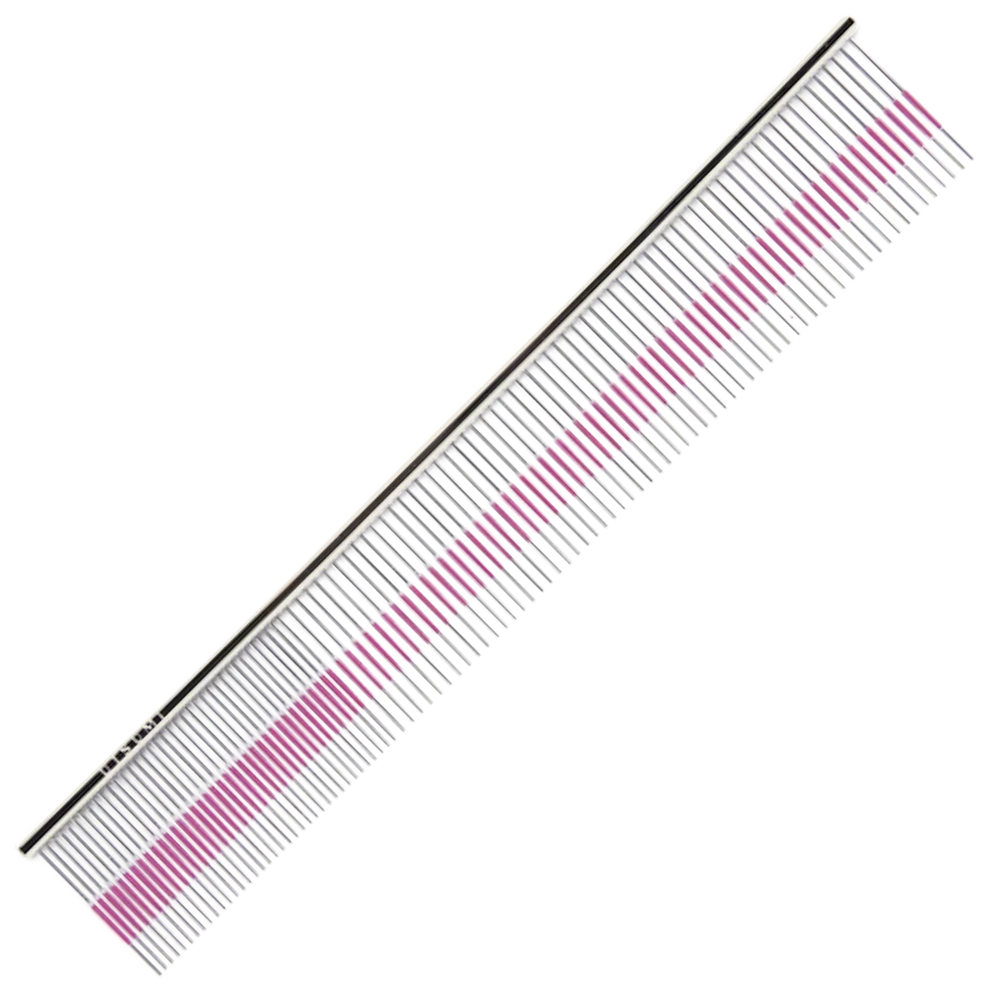 9" Wide Quarter Pink Line Comb by Utsumi