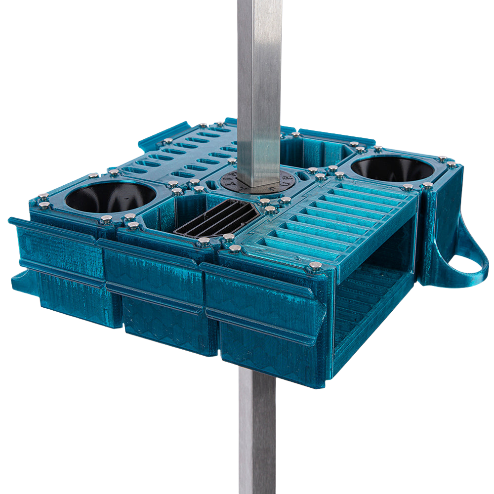 Custom Cube Tool Caddy Jolly Blue by Vanity Fur
