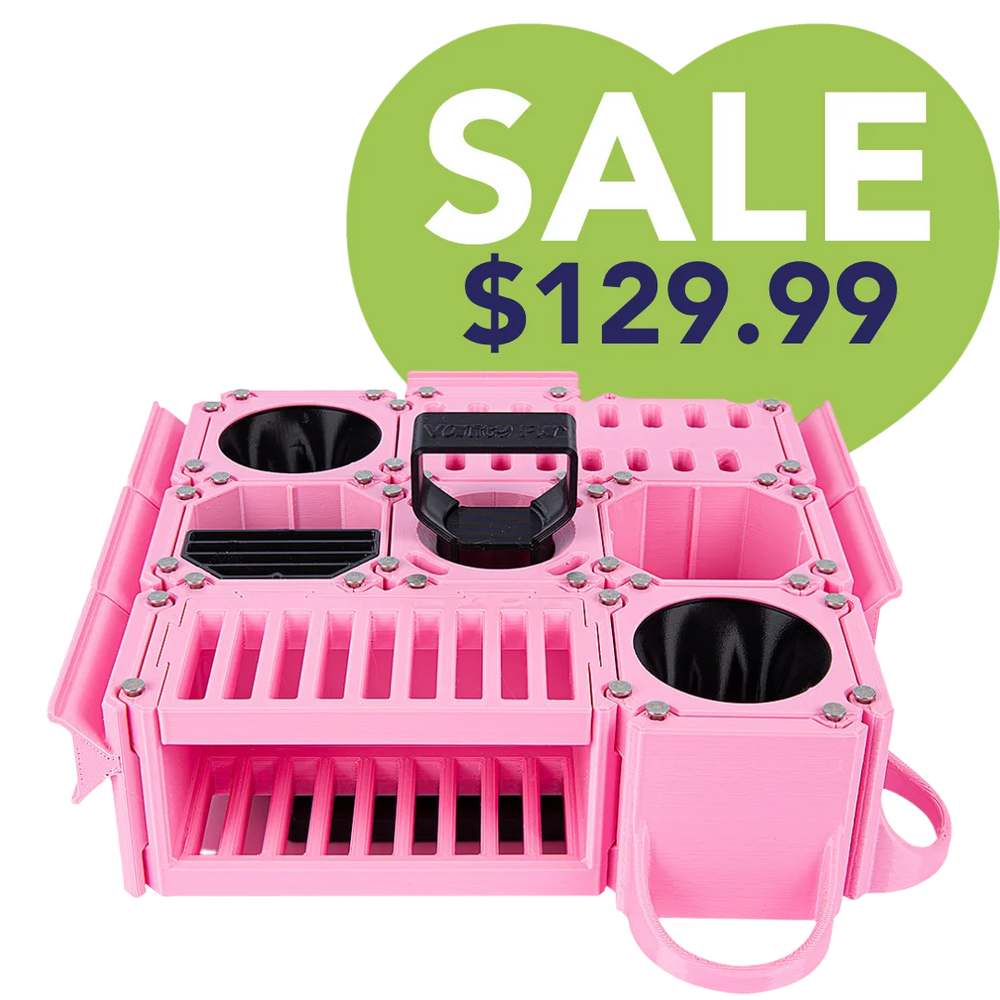 Custom Cube Tool Caddy Light Pink by Vanity Fur