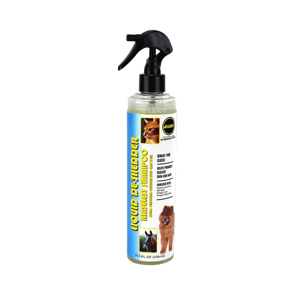 Liquid De-Shedder Rinseless Shampoo 11oz by Wild Animal