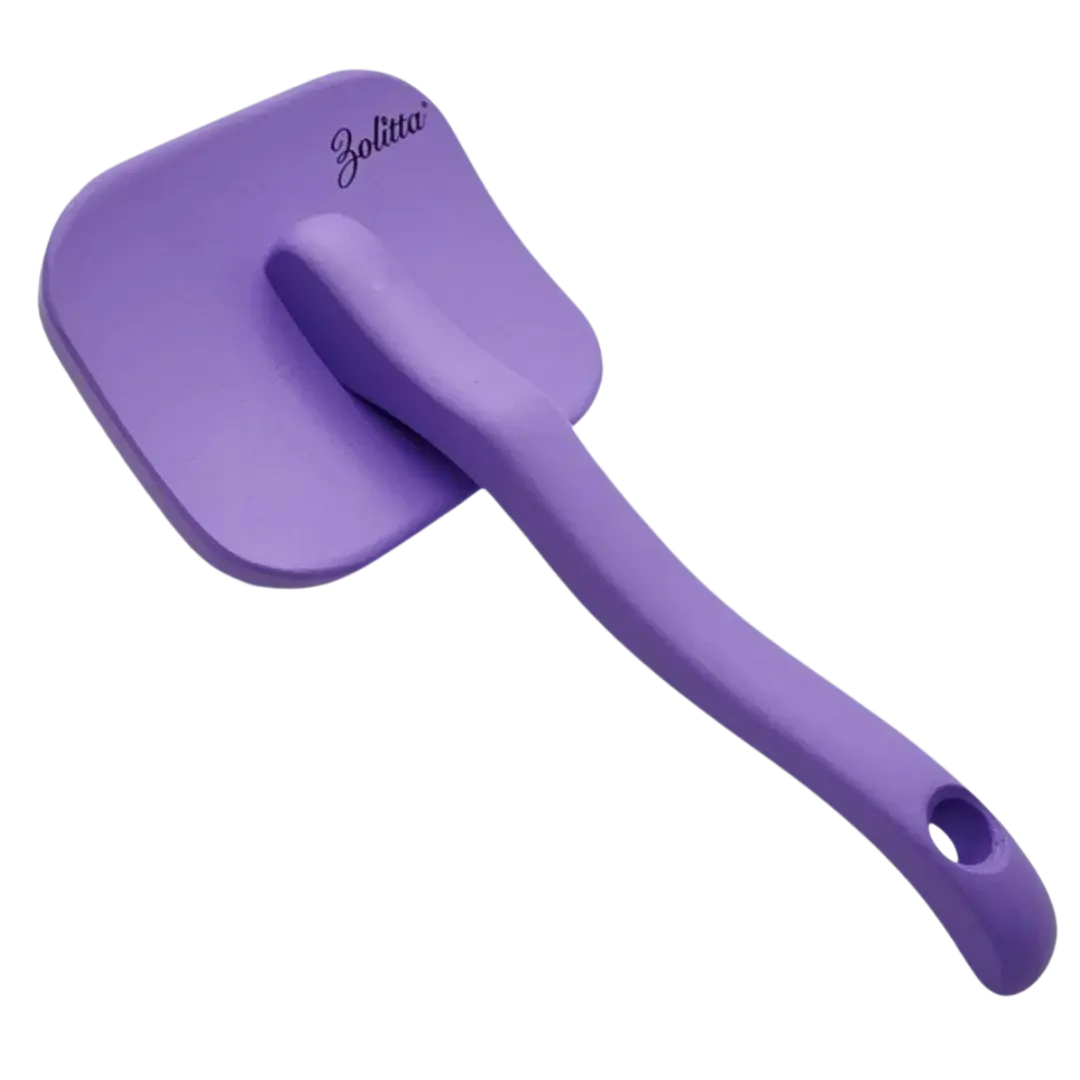 Soft Touch Purple Wooden Slicker Brush Large by Zolitta